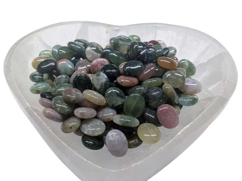 Agate Indienne - 8 x 10 mm - 15/30 Perles Les Précieuses Perles