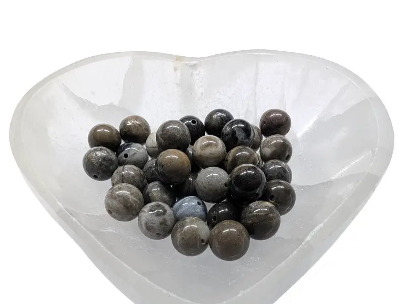 Quartz gris - 10 mm - 10/20 Perles Les Précieuses Perles