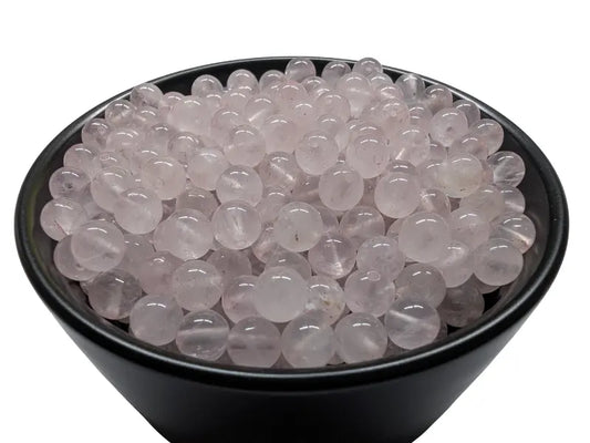 Quartz rose - 6 mm - 60 Perles Les Précieuses Perles