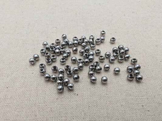 Perles séparateurs 3 mm en acier inoxydable 304 – Lot de 500 perles Les Précieuses Perles
