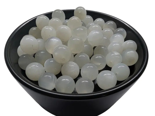 Pierre de lune - 10 mm - 5/10 Perles Les Précieuses Perles