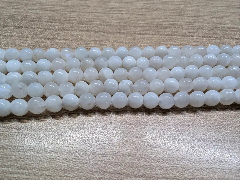 Pierre de lune - 4 mm - 80 Perles Les Précieuses Perles