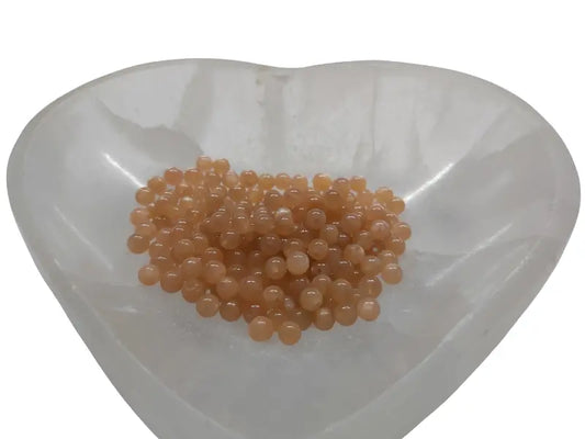 Pierre de soleil Grade A - 4 mm - 40 Perles Les Précieuses Perles