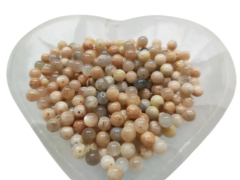 Pierre de soleil - 6 mm - 30/60 Perles Les Précieuses Perles