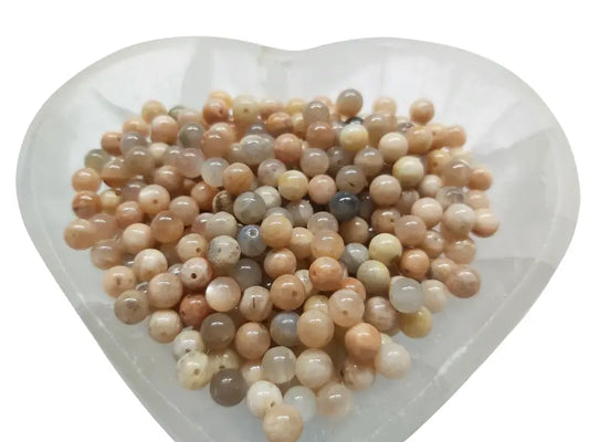 Pierre de soleil - 6 mm - 30/60 Perles Les Précieuses Perles