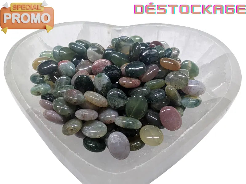 Agate Indienne - 8 x 10 mm - 15/30 Perles Les Précieuses Perles