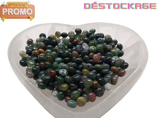 Agate Indienne - 6 x 4 mm - 40/80 Perles Les Précieuses Perles