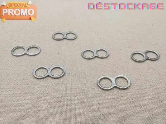 Connecteur signe infini en acier inoxydable 304 – Lot de 20 Les Précieuses Perles