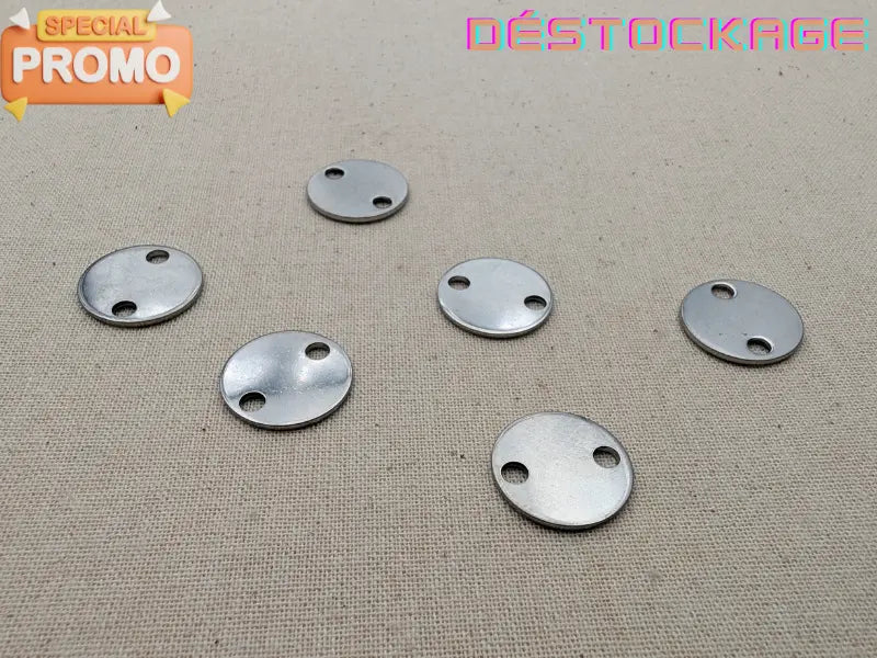Connecteur rond inox - Lot de 20 Les Précieuses Perles