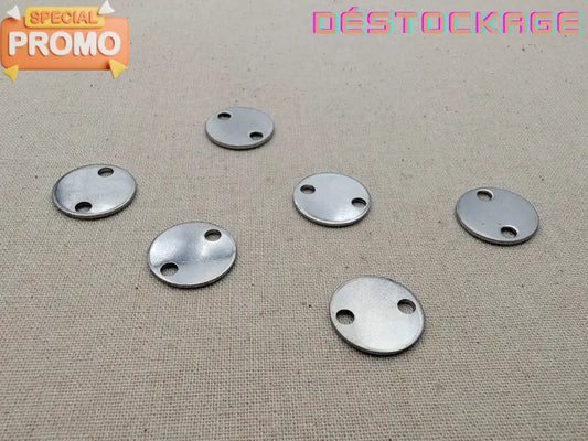 Connecteur rond inox - Lot de 20 Les Précieuses Perles