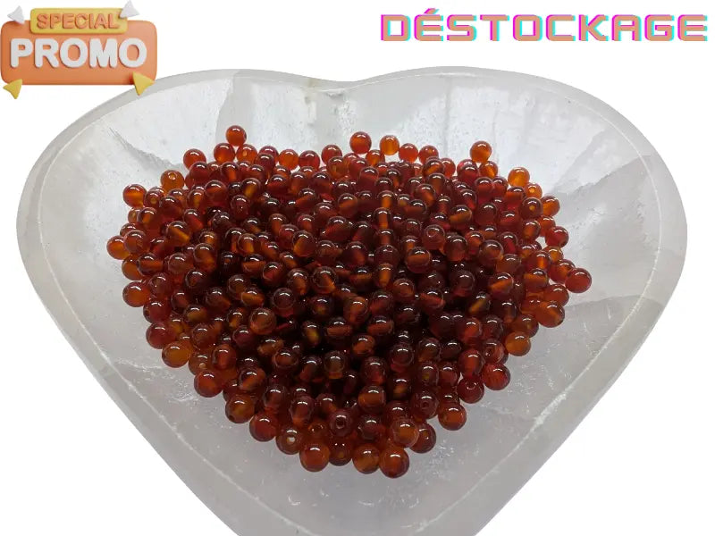 Cornaline - 4 mm - 80 Perles Les Précieuses Perles