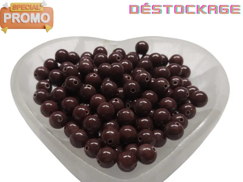 Jade marron - 8 mm - 20/40 Perles Les Précieuses Perles