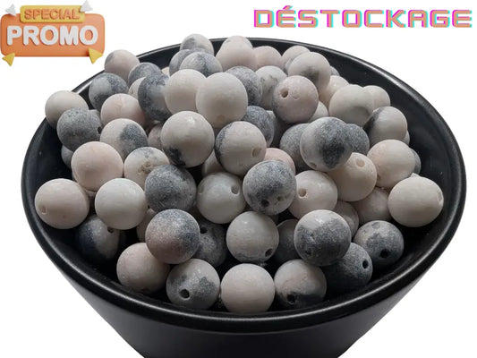 Jaspe zèbre - 8 mm - 40 Perles Les Précieuses Perles