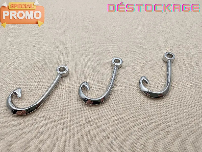 Pendentif Ancre marine acier inoxydable 304 – 46 mm – Trou 4,5 mm Les Précieuses Perles