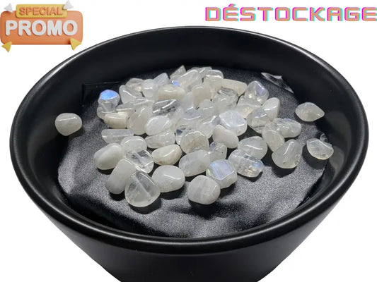 Pierre de lune - Nuggets percés Les Précieuses Perles