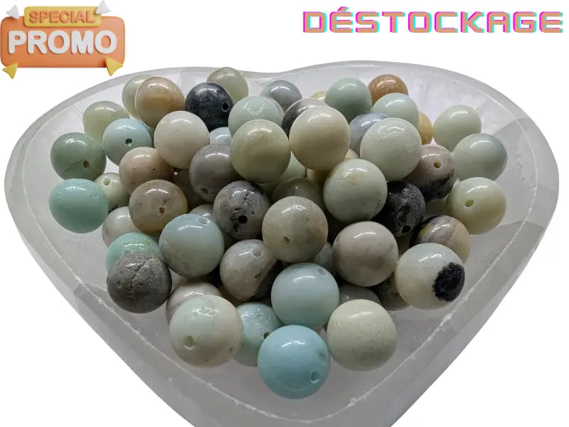 Amazonite - 10 mm - 20 Perles Les Précieuses Perles