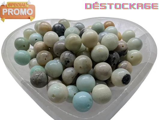 Amazonite - 10 mm - 20 Perles Les Précieuses Perles