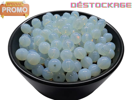 Opalite synthétique Grade AA - 8 mm - 40 Perles Les Précieuses Perles