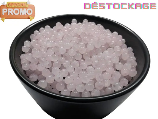 Quartz rose - 4 mm - 80 Perles Les Précieuses Perles