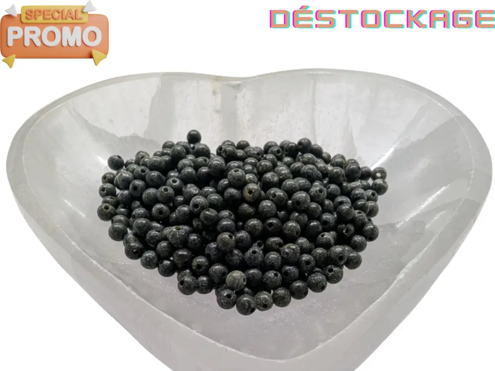 Serpentine - 4 mm - 80 Perles Les Précieuses Perles