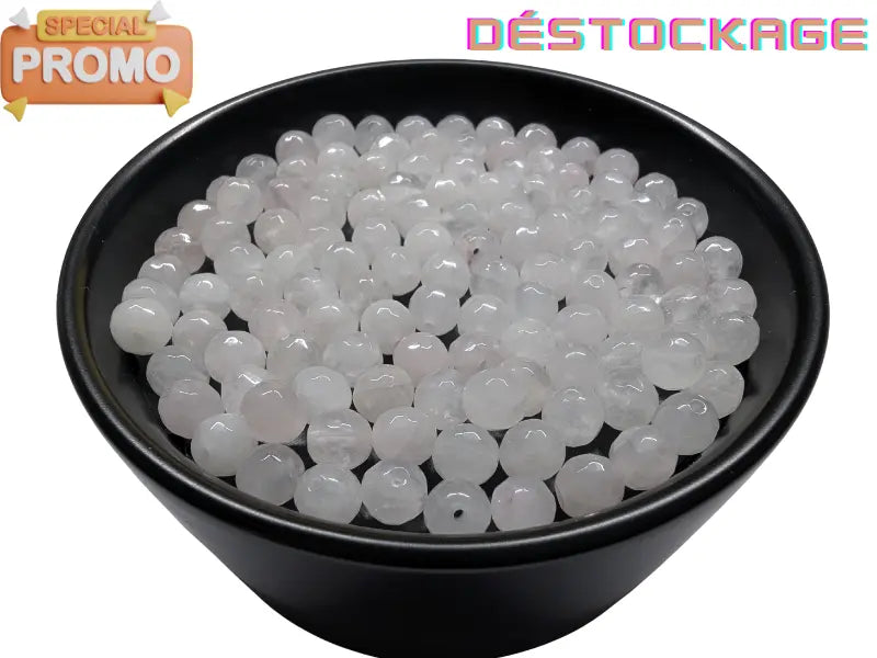 Quartz à Facettes - 6 mm - 30 Perles Les Précieuses Perles