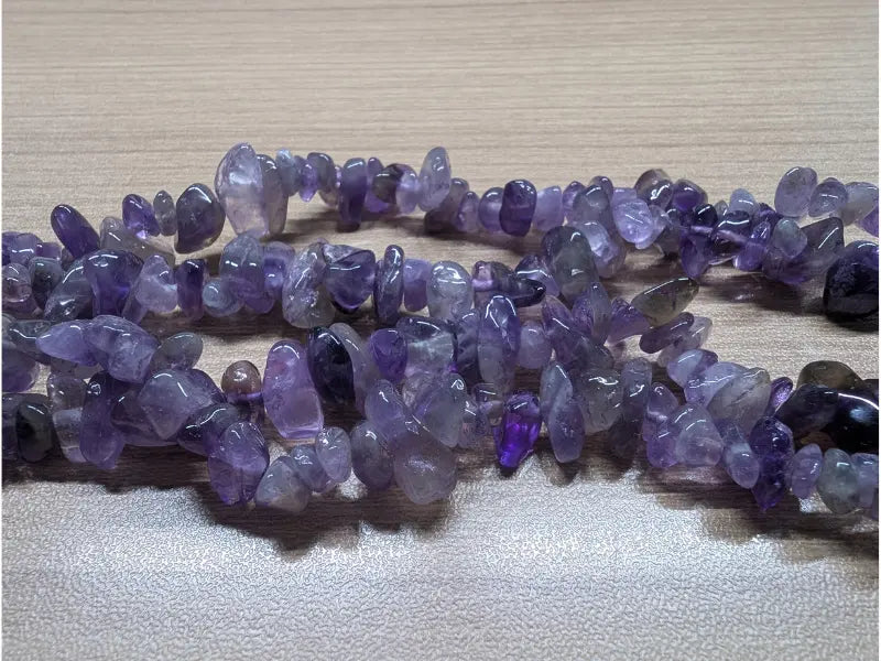 Améthyste - Pépites percées Les Précieuses Perles