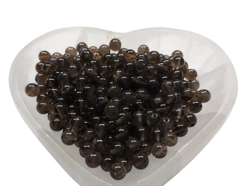 Quartz fumé - 6 mm - 30/60 Perles Les Précieuses Perles