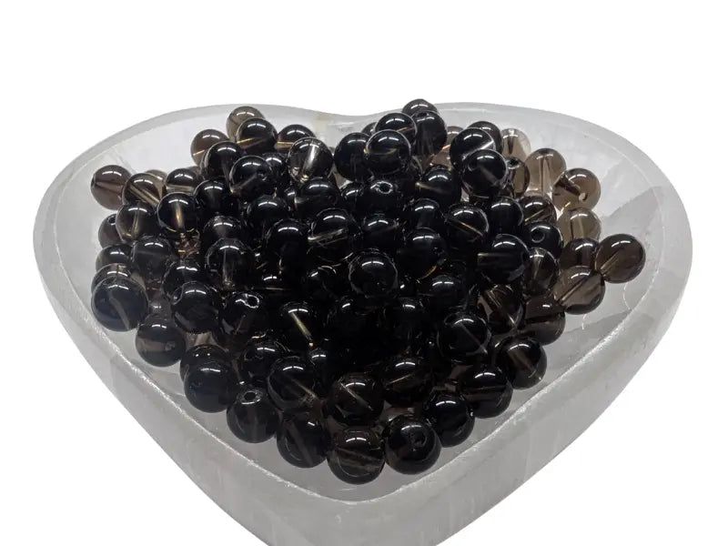 Quartz fumé - 8 mm - 20/40 Perles Les Précieuses Perles