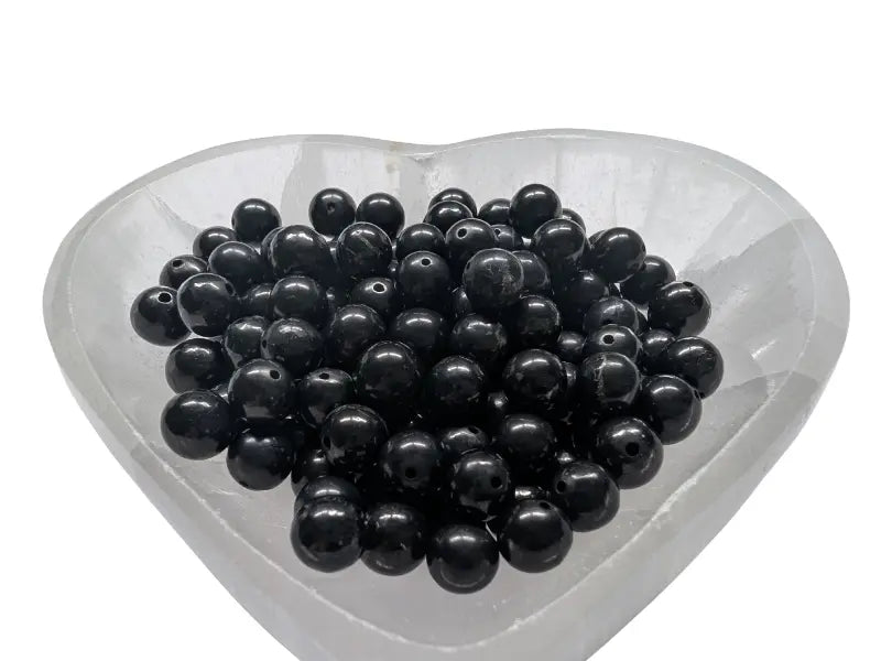 Shungite - 8 mm - 10/20 Perles Les Précieuses Perles