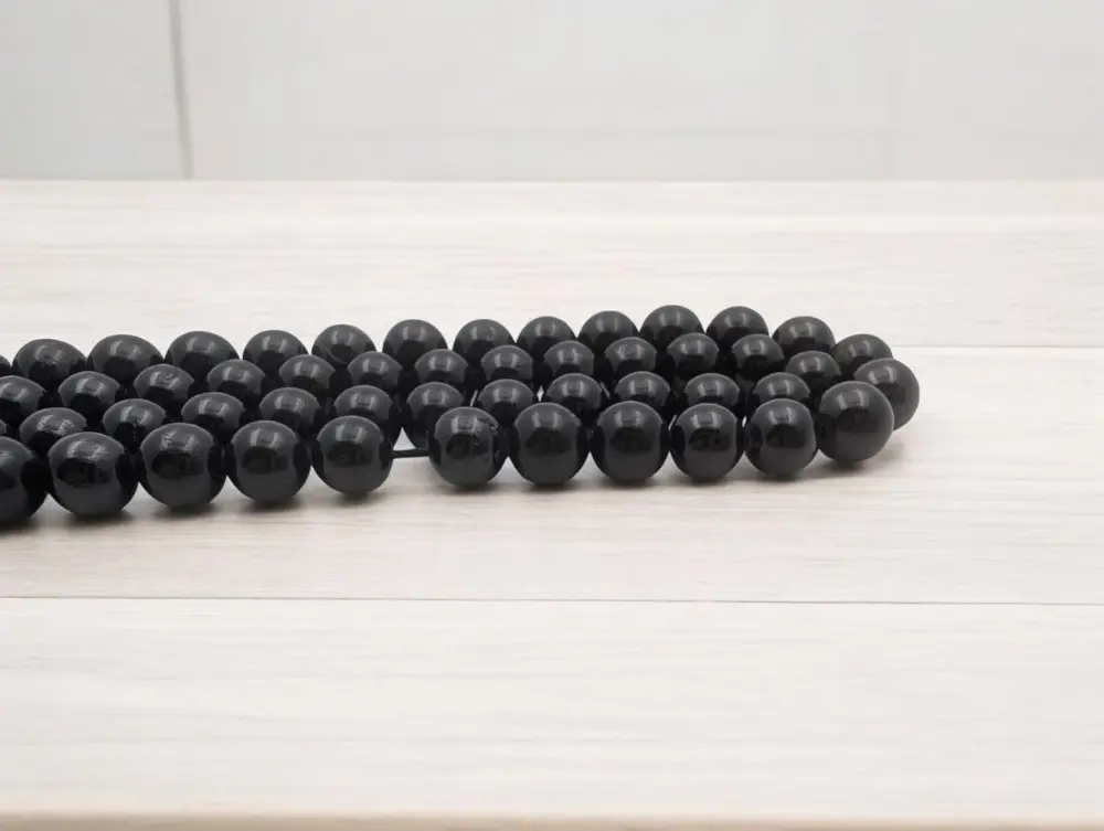 Spinelle noire - 8 mm - 10/20 Perles Les Précieuses Perles