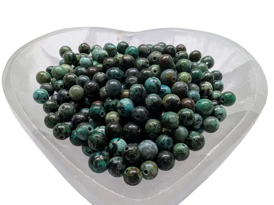 Turquoise Africaine - 6 mm - 30/60 Perles Les Précieuses Perles