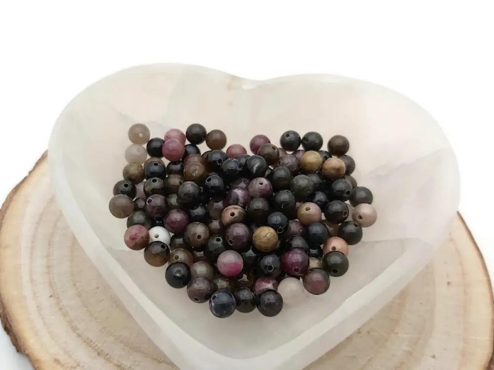 Tourmaline - 6 mm - 30/60 Perles Les Précieuses Perles