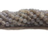 Agate grise Grade A - 8 mm irrégulier - 20/40 Perles