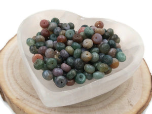 Agate indienne - 8 x 5 mm - 30/60 Perles