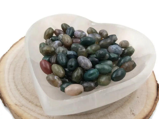 Agate indienne - Ovale 12 x 8 mm - 15/30 Perles Les Précieuses Perles