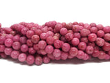 Agate crazy lace rose - 8 mm - 20 /40 Perles