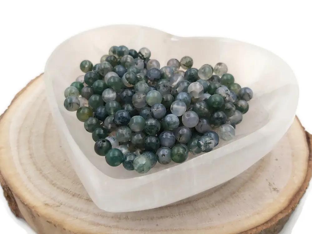 Agate verte - 6 mm - 60 Perles Les Précieuses Perles