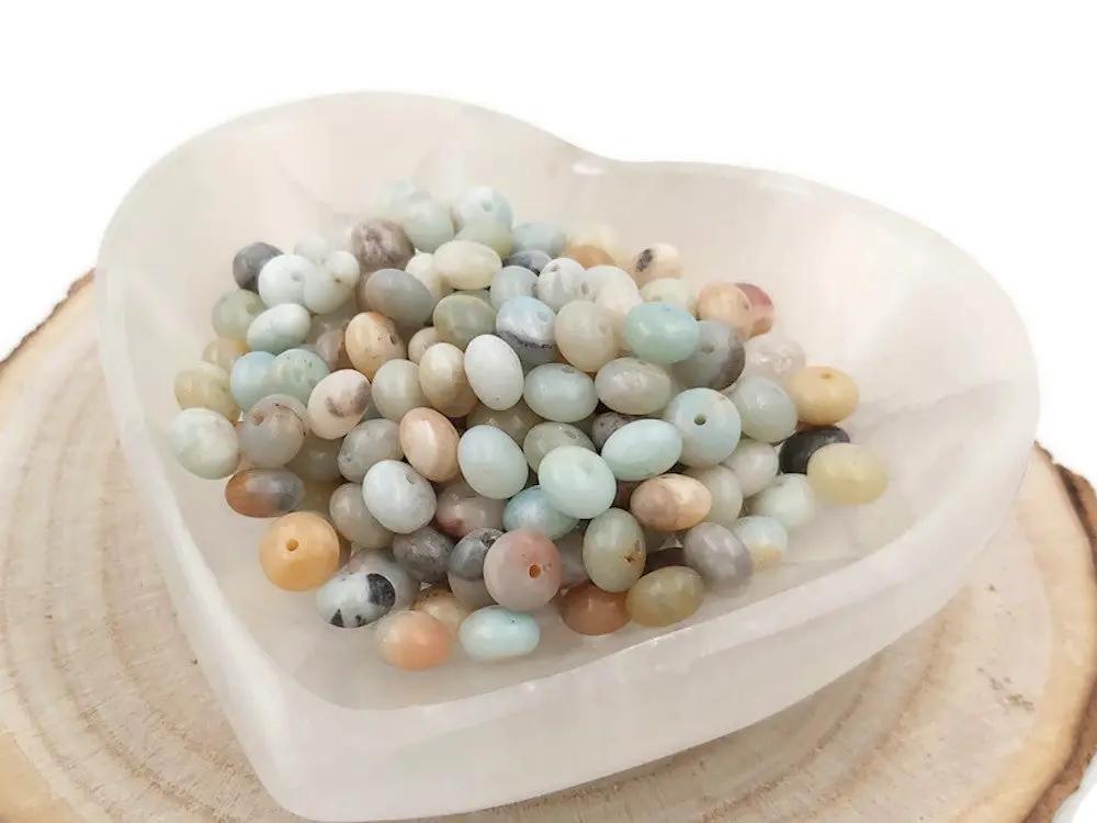 Amazonite - 8 x 5 mm - 30 Perles Les Précieuses Perles