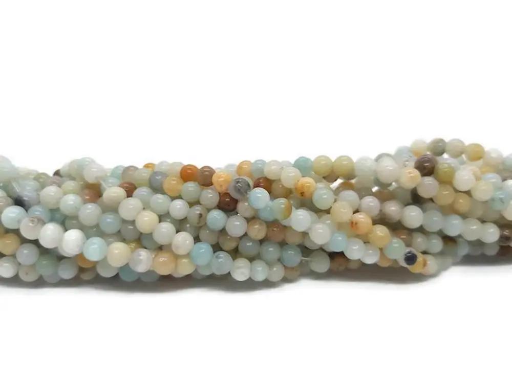 Amazonite - 4/5 mm - 80 Perles Les Précieuses Perles