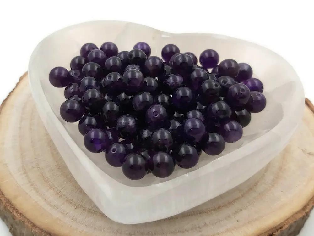 Améthyste - 8 mm - 20/40 Perles Les Précieuses Perles