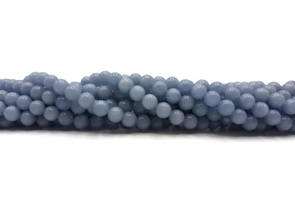 Angélite - 6 mm - 30/60 Perles Les Précieuses Perles