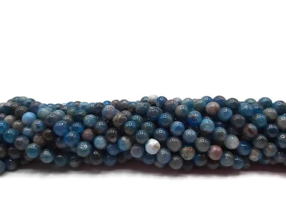 Apatite Grade AB - 6 mm - 30/60 Perles Les Précieuses Perles