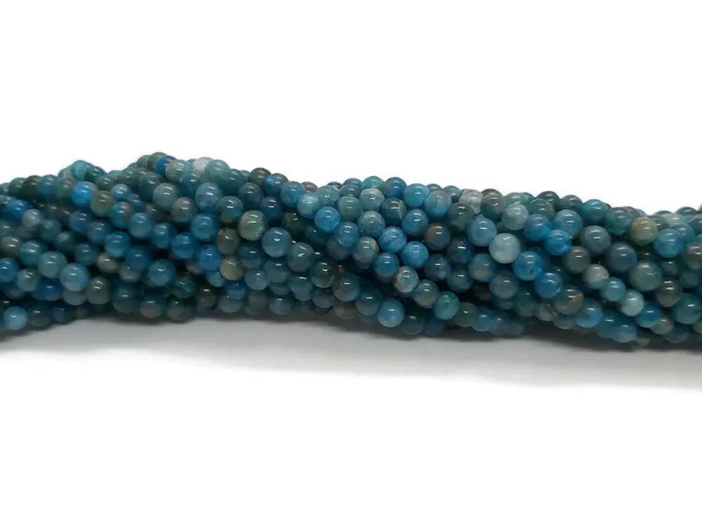 Apatite - 3,8 mm - 40/80 Perles Les Précieuses Perles