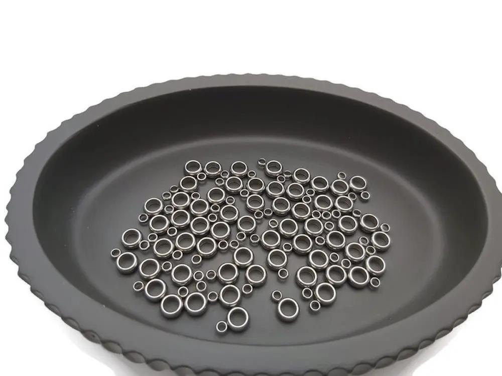 Bélière anneau 6 mm inox - Lot de 10/20 Les Précieuses Perles