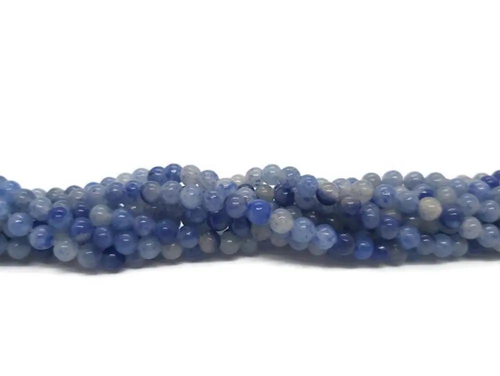 Aventurine bleue - 4 mm - 80 Perles Les Précieuses Perles