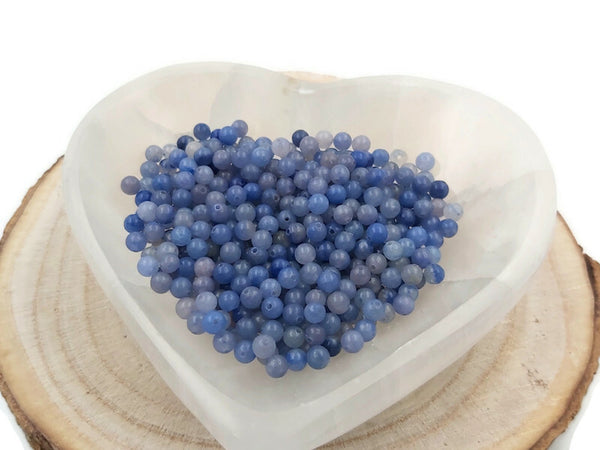 Aventurine bleue - 4 mm - 80 Perles