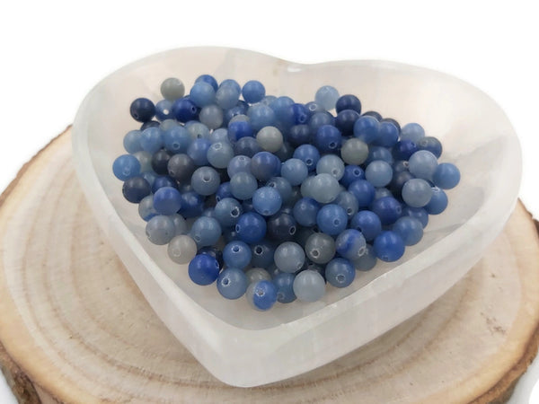 Aventurine bleue - 6 mm - 60 Perles