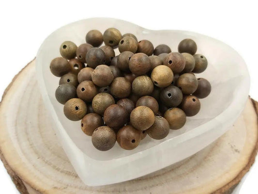 Bois de santal - 10 mm - 20/40 Perles Les Précieuses Perles