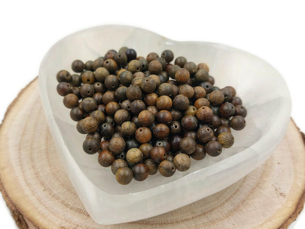 Bois de santal - 6 mm - 30/60 Perles