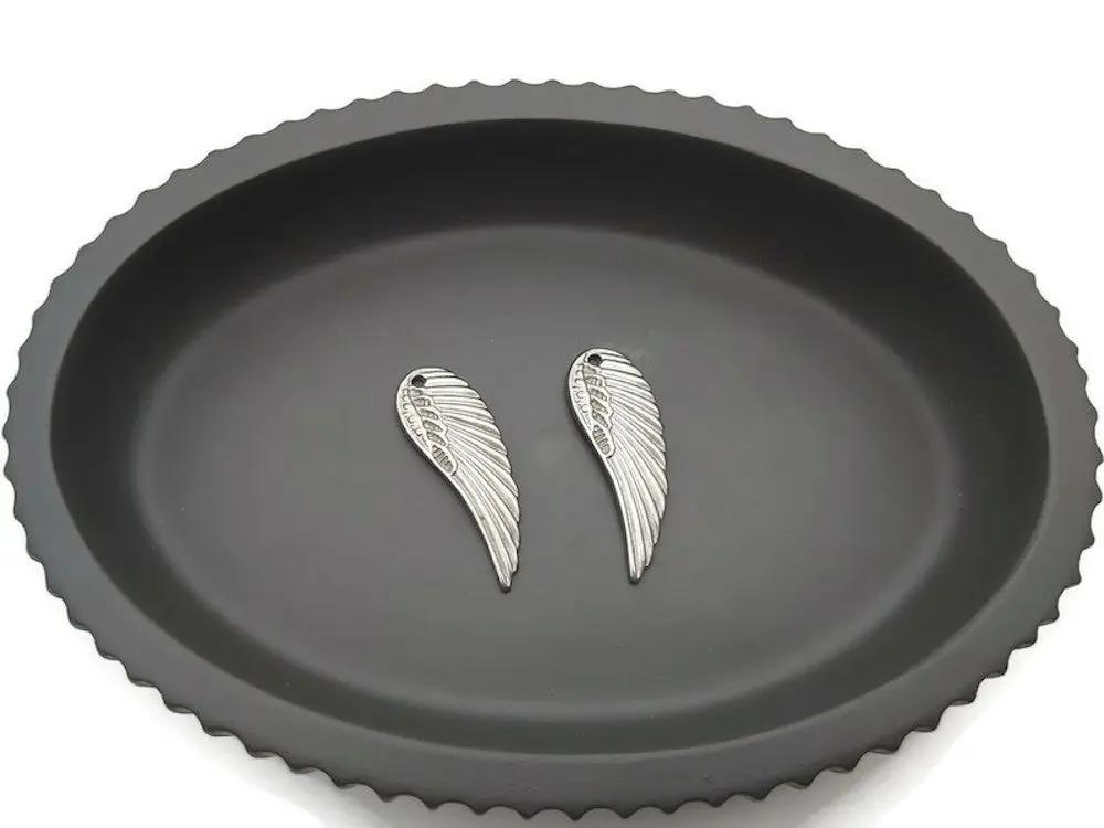 Pendentif aile d'ange inox Les Précieuses Perles